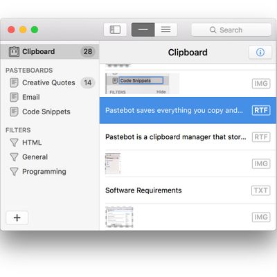 any mac clipboard manager that can use ditto database