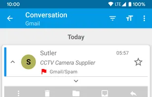Compose message view.