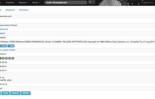 NetDisco screenshot 2