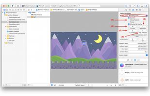 Level editing done in xCode
