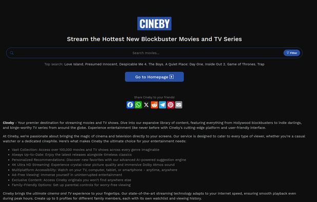 Cineby: Watch movies and shows for free no registration required Cineby: Watch movies and shows for free no registration required