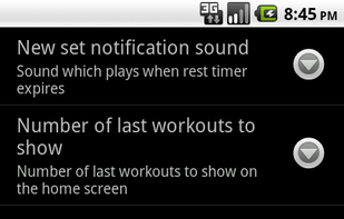 BB Workout Log screenshot 2