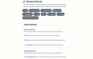 Startup Tools List screenshot 1