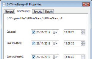Property display when only one file is selected.