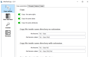 UltraFastCopy screenshot 1