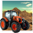 Tractor farming simulator 3D icon