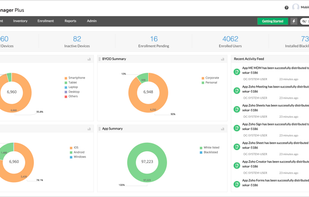 Mobile Device Manager Plus screenshot 1