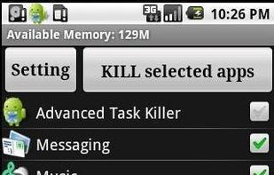 Advanced Task Killer screenshot 1
