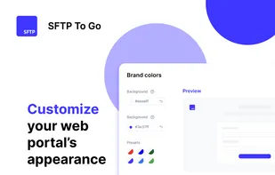 Customize your web portal's appearance - Personalize your web portal with your brand's logo, colors, and more to strengthen your brand's identity.