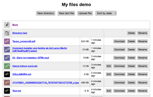 PicoDAV screenshot 1