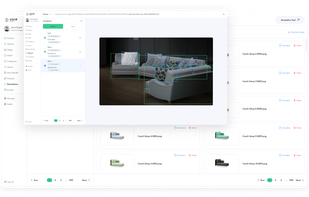 Synthetic datasets for AI training

Generate synthetic datasets on demand - from scenario design to delivery. Scale to millions of images, videos or point clouds at any volume. All datasets stored, versioned and managed in one place.

No manual labeling, no privacy risks, no real-world collection needed.

Utilize your 3D assets efficiently. Control your full workflow.