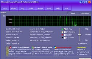 Filseclab Personal Firewall screenshot 1