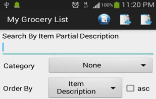 My Grocery List screenshot 1