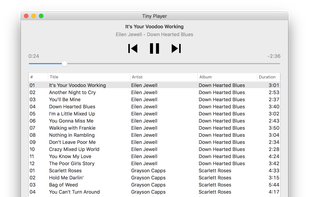 Tiny Player for Mac screenshot 1