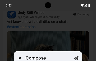 Flare social client screenshot 2