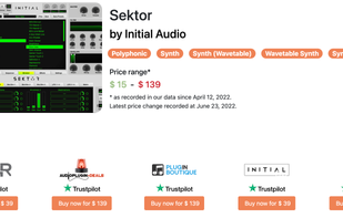 Plugin price comparison example