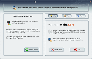 MobaSSH screenshot 1