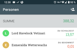 Debitum screenshot 1