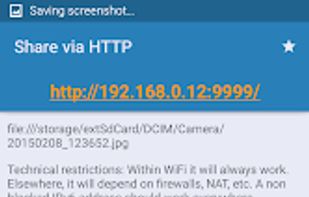 Share Via HTTP screenshot 3