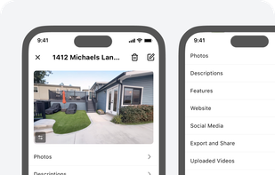 Need to review or tweak your listing? Our Listing Details screen puts everything you need at your fingertips. Easily check photos, descriptions, features, and make edits to ensure your listing is perfect before going live.