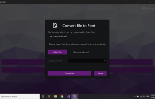 Font Converter Tool screenshot 3