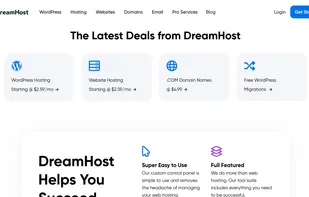 Dreamhost screenshot 1