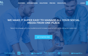 Social Web Suite makes it super easy to manage all your social media marketing from one place.