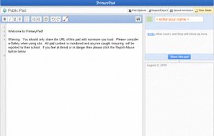 PrimaryPad screenshot 1