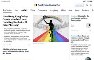 South China Morning Post screenshot 1