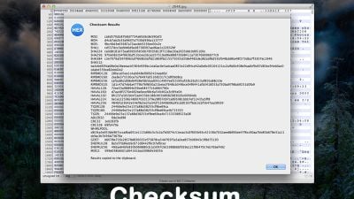Checksum Output