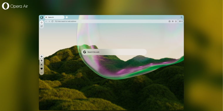 Opera Air boosts performance with smart caching and interface tweaks