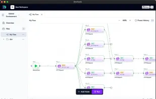 Working with the flows rather than scripts.