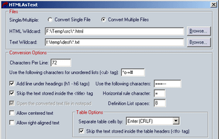 HTMLAsText screenshot 1