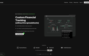 Custom Financial Tracking (without the spreadsheets)