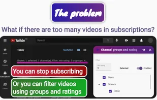 Channel Groups and Rating screenshot 1