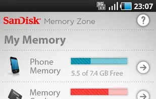 SanDisk Memory Zone screenshot 1