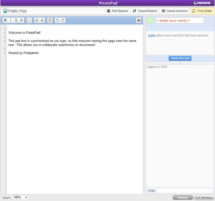 PiratePad Alternatives: Top 10 Text Editors & Similar Websites ...