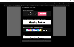 Dancing Letters screenshot 2