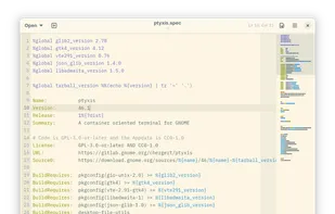 GNOME Text Editor screenshot 2