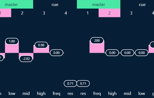 Controlling volume and EQ from a phone using blueberry's wireless remote