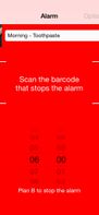 Barcode Alarm Clock screenshot 1