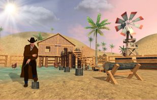 Chicken 3D Shooter Simulator screenshot 2