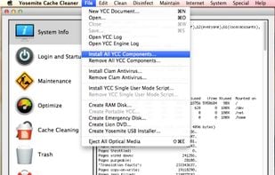 Yosemite Cache Cleaner screenshot 1