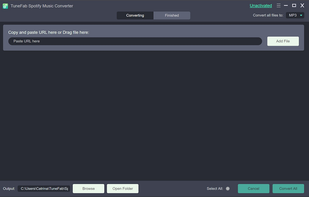TuneFab Spotify Music Converter screenshot 1