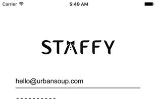 Staffyapp screenshot 1