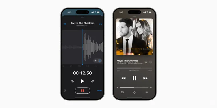 Apple Voice Memos introduces Layered Voice for Multitrack Recordings on iOS 18.2