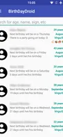 BirthDayDroid screenshot 1