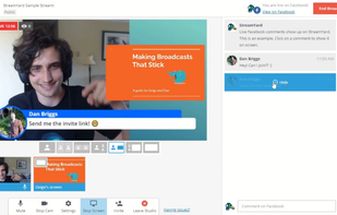 StreamYard screenshot 1