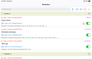 Frog Reminders: Alarm Clock screenshot 1