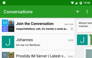 Conversations screenshot 1